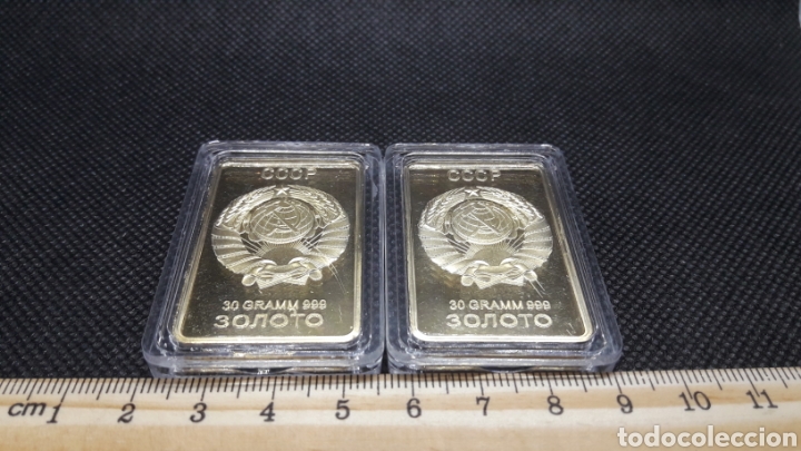 Reproducciones billetes y monedas: 2 Lingotes de la URSS. - Foto 2