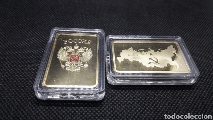 Reproducciones billetes y monedas: 2 Lingotes de la URSS. - Foto 1