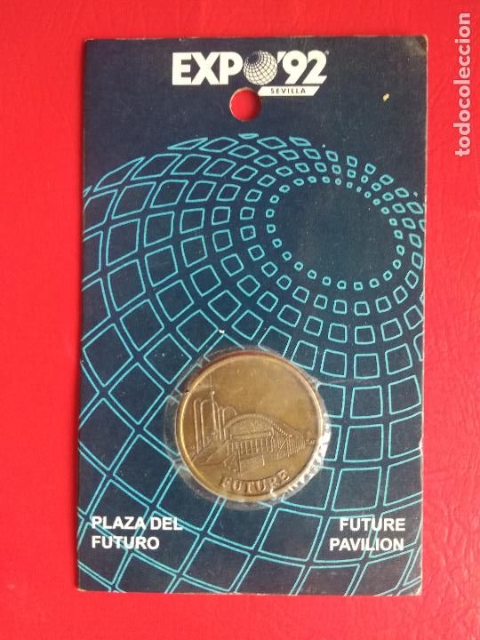 Reproductions billets et monnaies: MONEDA O TOKEN EXPO 92 SEVILLA PLAZA DEL FUTURO FUTURE PAVILION
