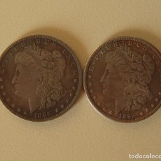 Reproducciones billetes y monedas: DOLAR USA 1895 DE DOS CARAS IGUALES CON LA LIBERTAD