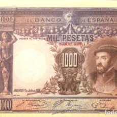 Riproduzioni banconote e monete: BILLETE 1000 MIL PESETAS BANCO DE ESPAÑA - 1 JULIO 1925 - FACSIMIL FNMT REPRODUCCION