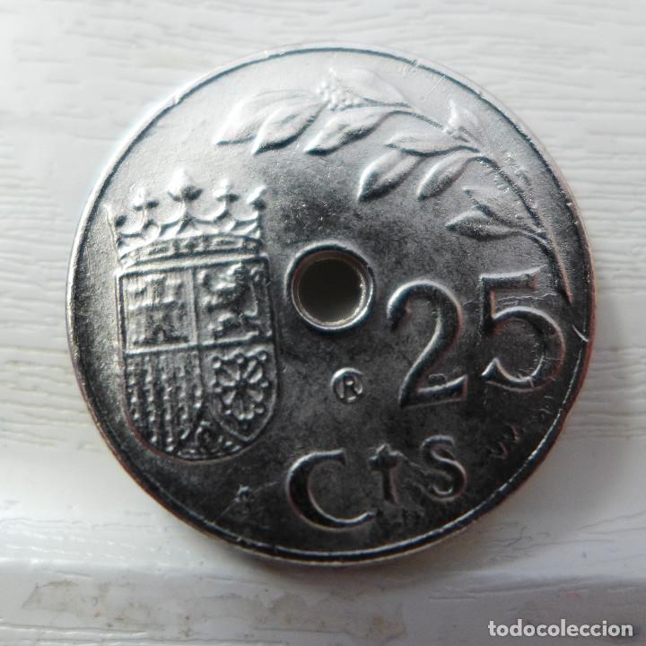 Reproducciones billetes y monedas: MONEDA 25 CENTIMOS 1937 - Foto 1