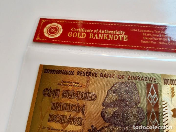 Zimbabwe One Hundred Trillion Dollars 100 000 0 Vendido En Subasta