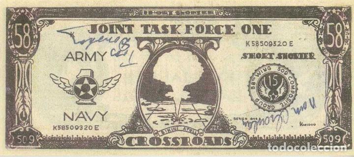 Reproducciones billetes y monedas: REPRODUCCI&Oacute;N BILLETE SIN VALOR (1946) 75 ANIV II GUERRA MUNDIAL. BILL-856