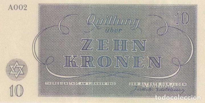 Reproducciones billetes y monedas: REPRODUCCI&Oacute;N BILLETE 10 CORONAS (1943). 70 ANIV. II GUERRA MUNDIAL BILL-861