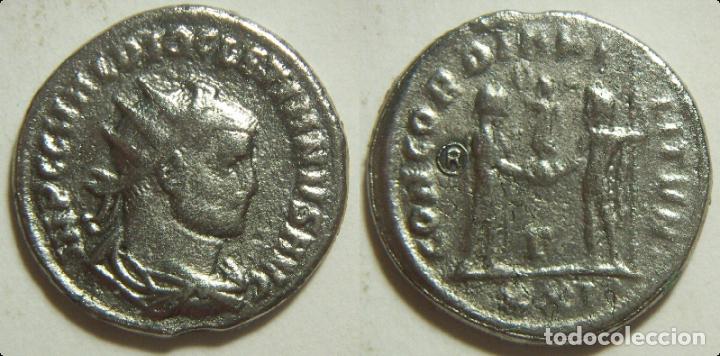 Reproductions Banknotes and Coins: REPRODUCCI&Oacute;N DE UN FOLLIS DE DIOCLECIANO