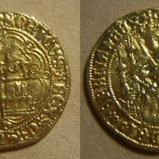 Reproduções notas e moedas: REPRODUCCION DE UNA MONEDA DE JUAN II DE PORTUGAL 1 CEITI. Lote 223853321