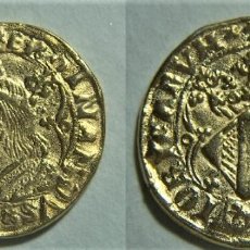 Reproduções notas e moedas: REPRODUCCION DE UN DUCADO DE FERNANDO II VALENCIA 1488-1516. Lote 225084421