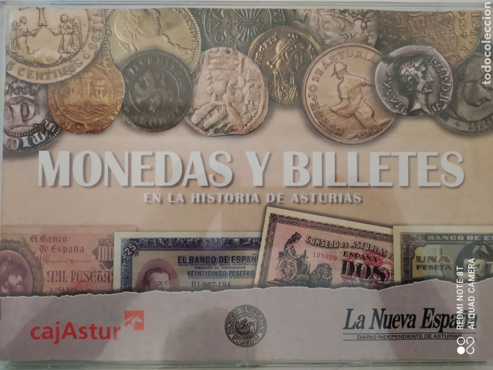 Reproducciones billetes y monedas: Monedas y billetes en la historia de Asturias