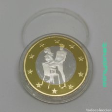 Reproduções notas e moedas: MONEDA DE 6 SEX EUROS - KAMASUTRA. Lote 245748340