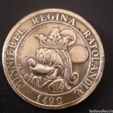Reproducciones billetes y monedas: ~ MONEDA CONMEMORATIVA REGINA MINNIEBEL REGINA RATOLANDIE 1490, MINNIE RATOLANDIA ~. Lote 294500813