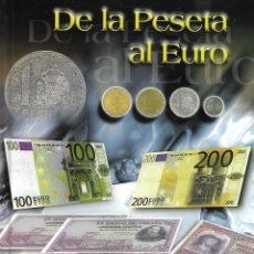 Reproducciones billetes y monedas: COLECCION COMPLETA DE LA PESETA AL €URO 120 BILLETES DE LA HISTORIA DE LA PESETA