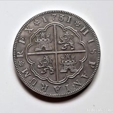 Reproducciones billetes y monedas: 1731 ESPAÑA 8 REALES - 41.MM DIAMETRO - 25,68.GRAMOS APROX