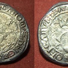 Reproduções notas e moedas: REPRODUCCION DE UN DOBLE REAL DE CARLOS I CECA VALENCIA. Lote 311191813