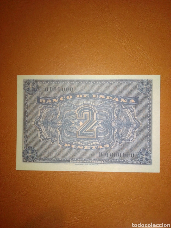 Reproducciones billetes y monedas: Billete 1937 Facsimil - Foto 2
