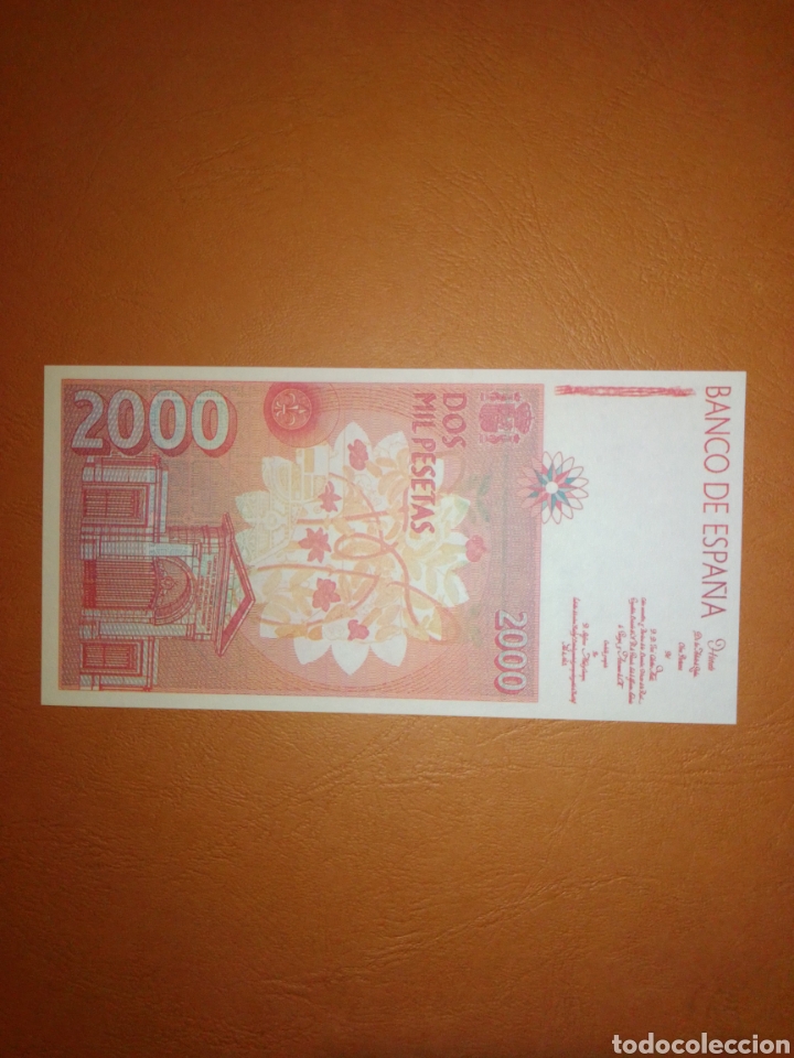 Reproducciones billetes y monedas: Billete 2000 pesetas Facsimil - Foto 2