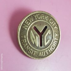 Reproducciones billetes y monedas: TOKEN JETON GOOD FOR ONE FARE NEW YORK CITY TRANSIT AUTHORITY U.S.A.-EXCELENTE. Lote 316387143