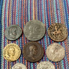 Reproducciones billetes y monedas: LOTE DE OCHO COPIAS DE MONEDAS ANTIGUAS. VER FOTOS.