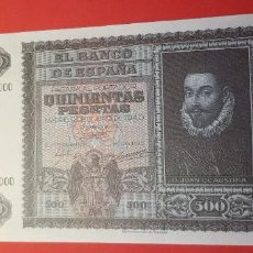 Reproducciones billetes y monedas: BILLETE DE 500 PESETAS 1940 D. JUAN DE AUSTRIA. Lote 347631798