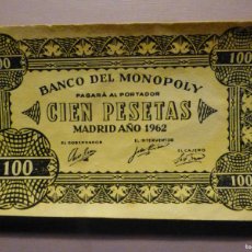 Reproducciones billetes y monedas: BILLETE MONOPOLY - 100 PESETAS - MADRID AÑO 1962 -