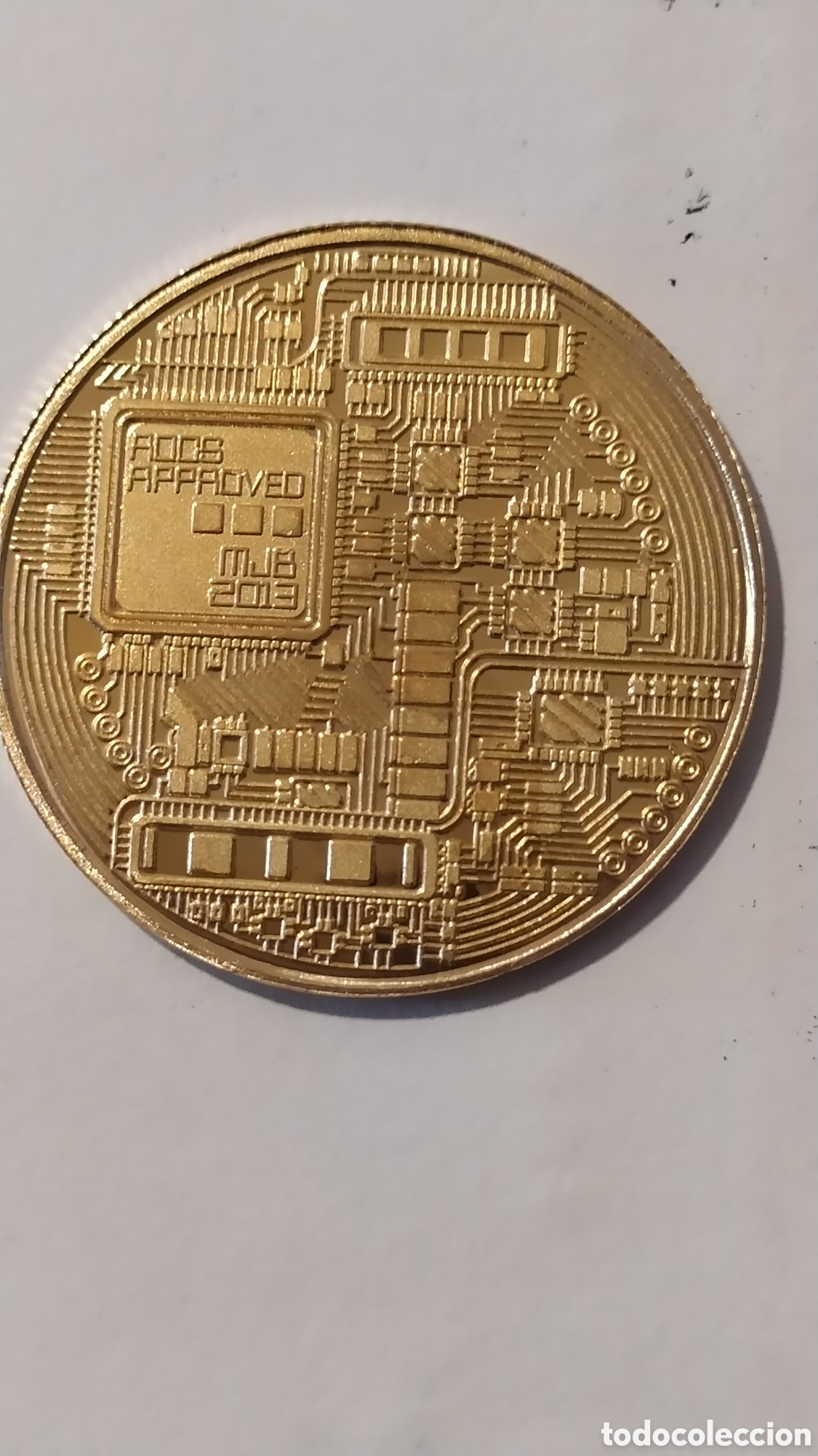 Reproducciones billetes y monedas: Moneda de BICCOIN - Foto 2