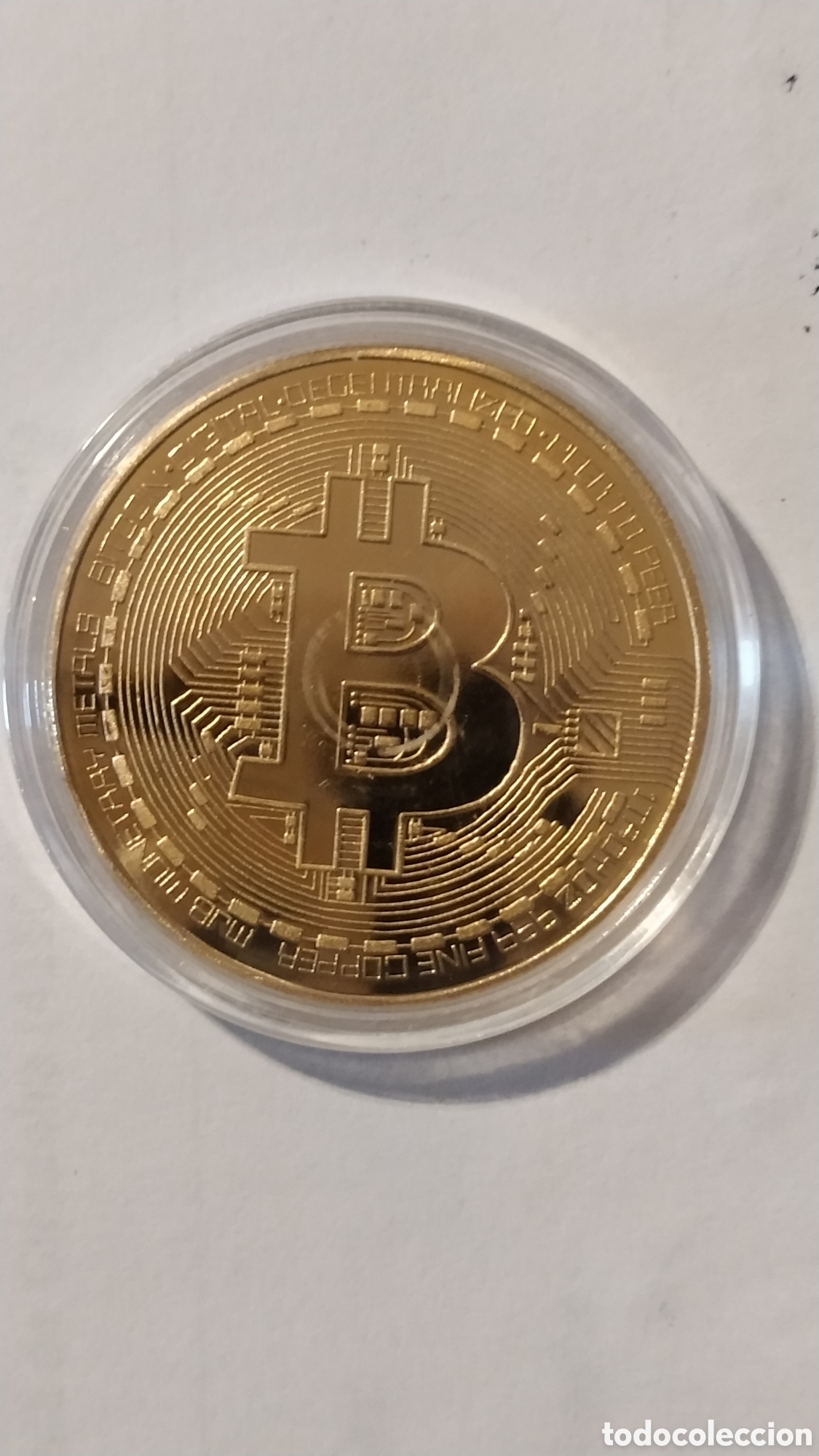 Reproducciones billetes y monedas: Moneda de BICCOIN - Foto 4