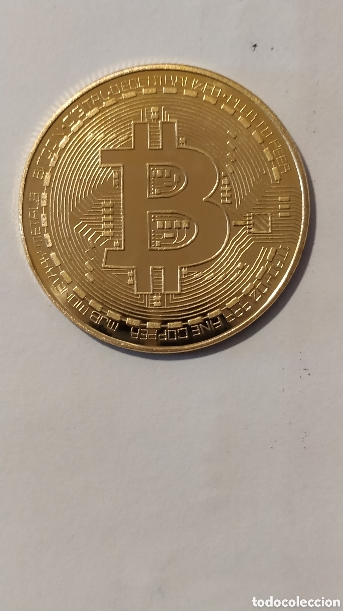 Reproducciones billetes y monedas: Moneda de BICCOIN - Foto 1