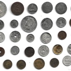 Reproducciones billetes y monedas: COLECCION 29 MONEDAS DE LA HISTORIA DE LA PESETA DSEDE 1709 A 1975