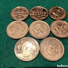 Riproduzioni banconote e monete: LOTE DE 8 MONEDAS DE LA SELECCIÓN ESPAÑOLA