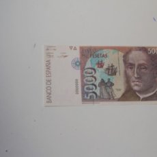 Reproducciones billetes y monedas: BILLETE NUEVO REPLICA 5000 PESETAS. Lote 396554084