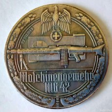 Reproducciones billetes y monedas: MONEDA MEDALLA ALEMANIA NAZI HITLER REPRO COIN REICH MESSERSCHMITT ME 109 2 WELTKRIEG 1939 1945.XXL. Lote 396729824