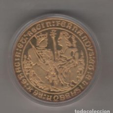 Reproducciones billetes y monedas: MONEDA-FERNANDO E ISABEL-DORADO--VER MAS FOTOS. Lote 401906179