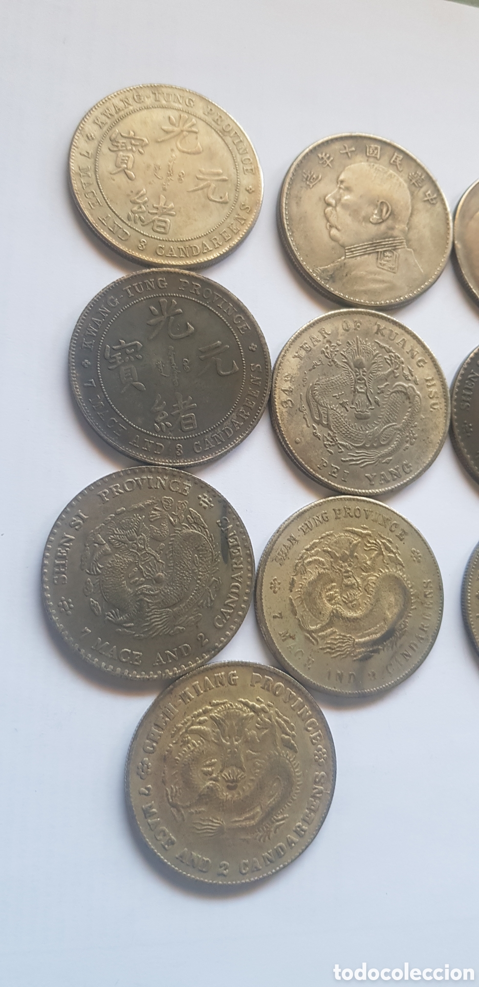 Reproducciones billetes y monedas: Lote de r&eacute;plicas chinas - Foto 2