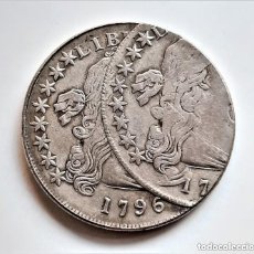 Reproducciones billetes y monedas: USA LIBERTY DOLLAR 1796 ERROR DE MONEDA - 38.MM DIAMETRO - 27.52.GRAMOS