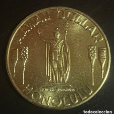 Reproducciones billetes y monedas: HAWAI DOLLAR - HONOLULU - REY KAMEHAMEHA - 1976 - TOKENS COMERCIALES - CON FUNDA