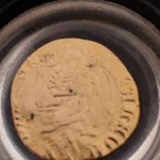 Reproducciones billetes y monedas: MONEDA TIEMBRE DE D'OR ALFONSO III 1416-1458 REPRODUCCIÓN BAÑO DE ORO