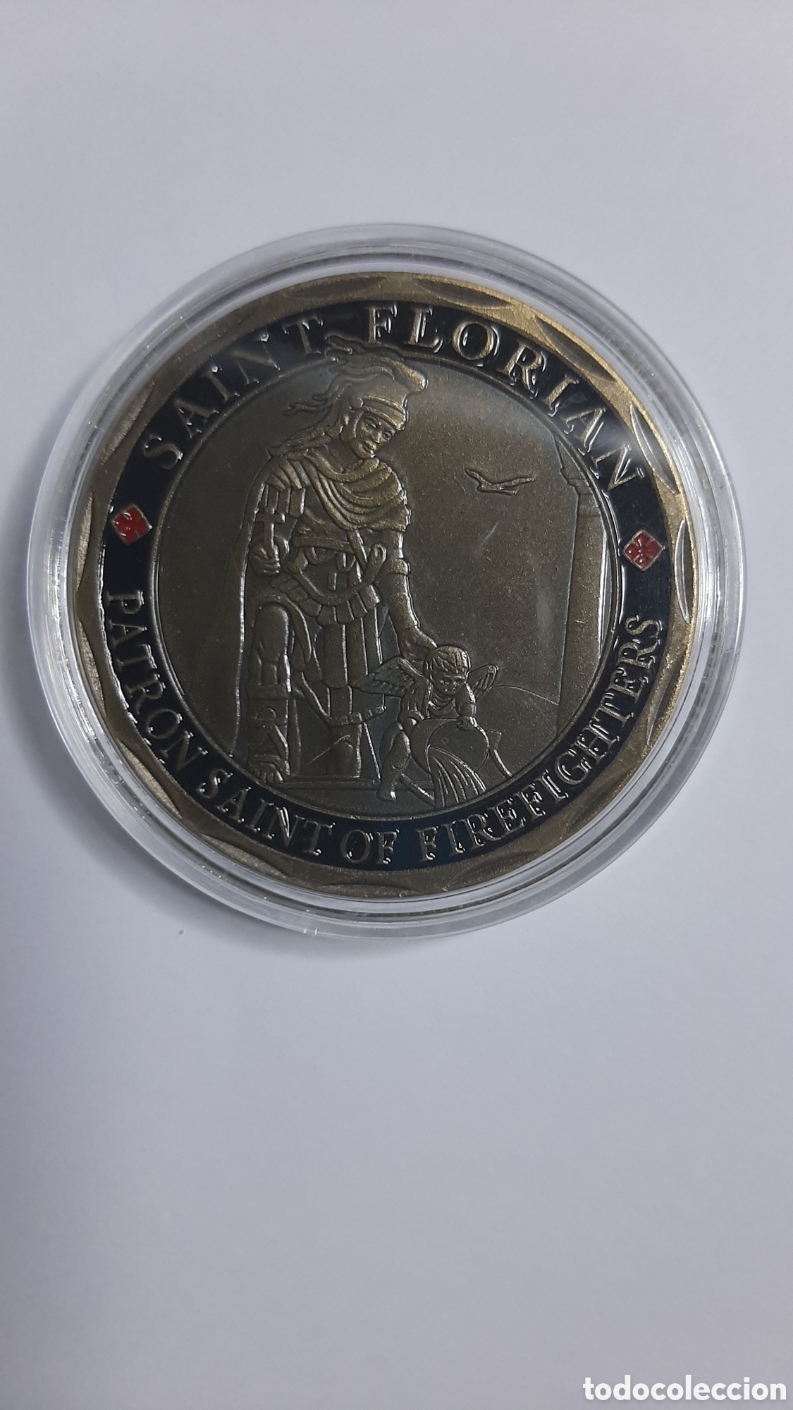 Reproducciones billetes y monedas: N 2 MONEDA CONMEMORATIVA - Foto 2