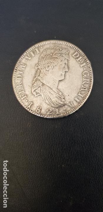 Reproducciones billetes y monedas: FERDIN VII 1821 - Foto 3