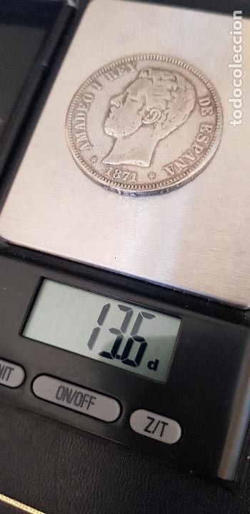Reproducciones billetes y monedas: 1871 AMADEO I - Foto 1