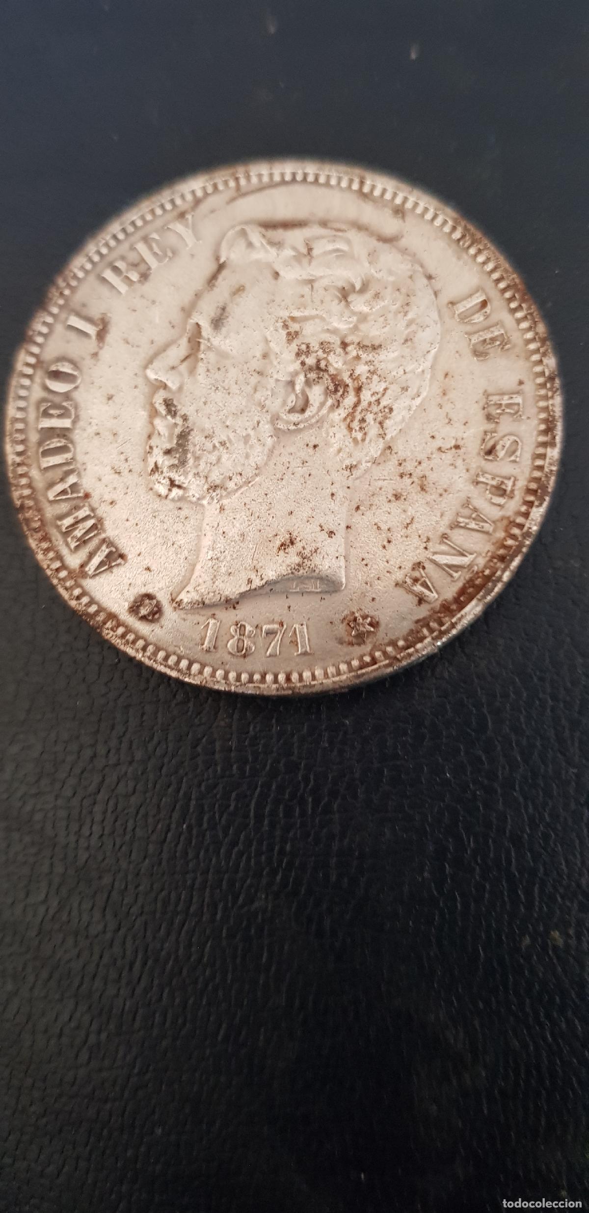 Reproducciones billetes y monedas: 1871 AMADEO I - Foto 3