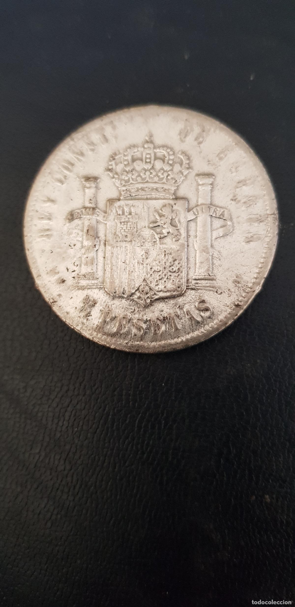 Reproducciones billetes y monedas: 1881 ALFONSO XII - Foto 3