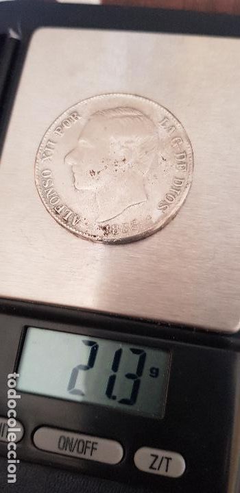 Reproducciones billetes y monedas: 1886 ALFONSO XII - Foto 3