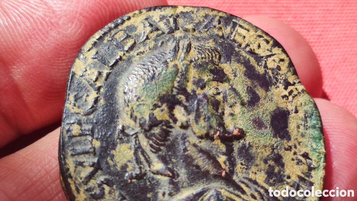 Reproducciones billetes y monedas: Sestercio de Galba - Foto 4