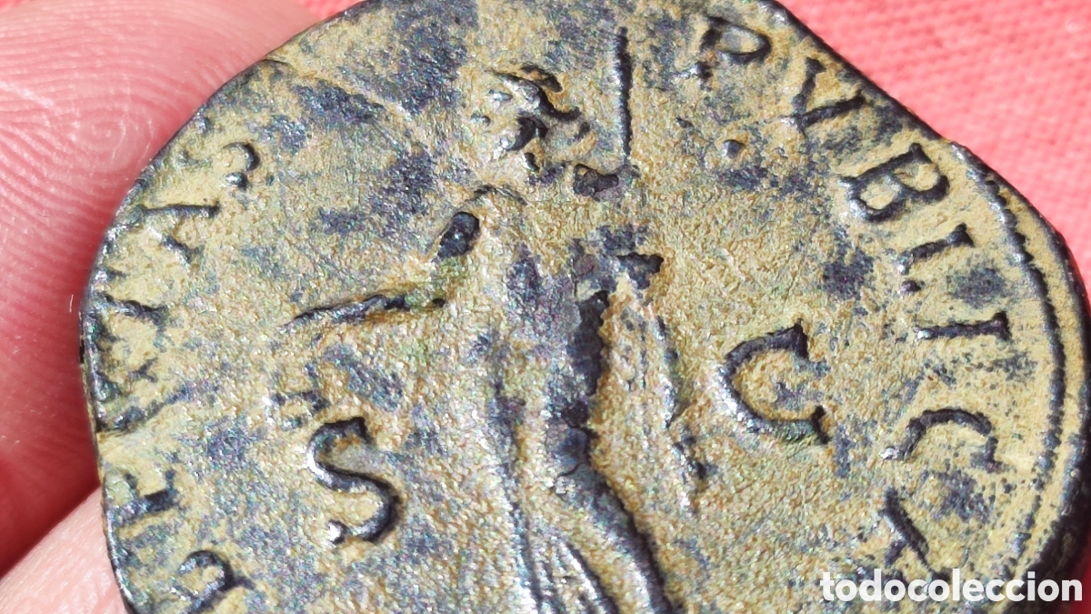 Reproducciones billetes y monedas: Sestercio de Galba - Foto 6