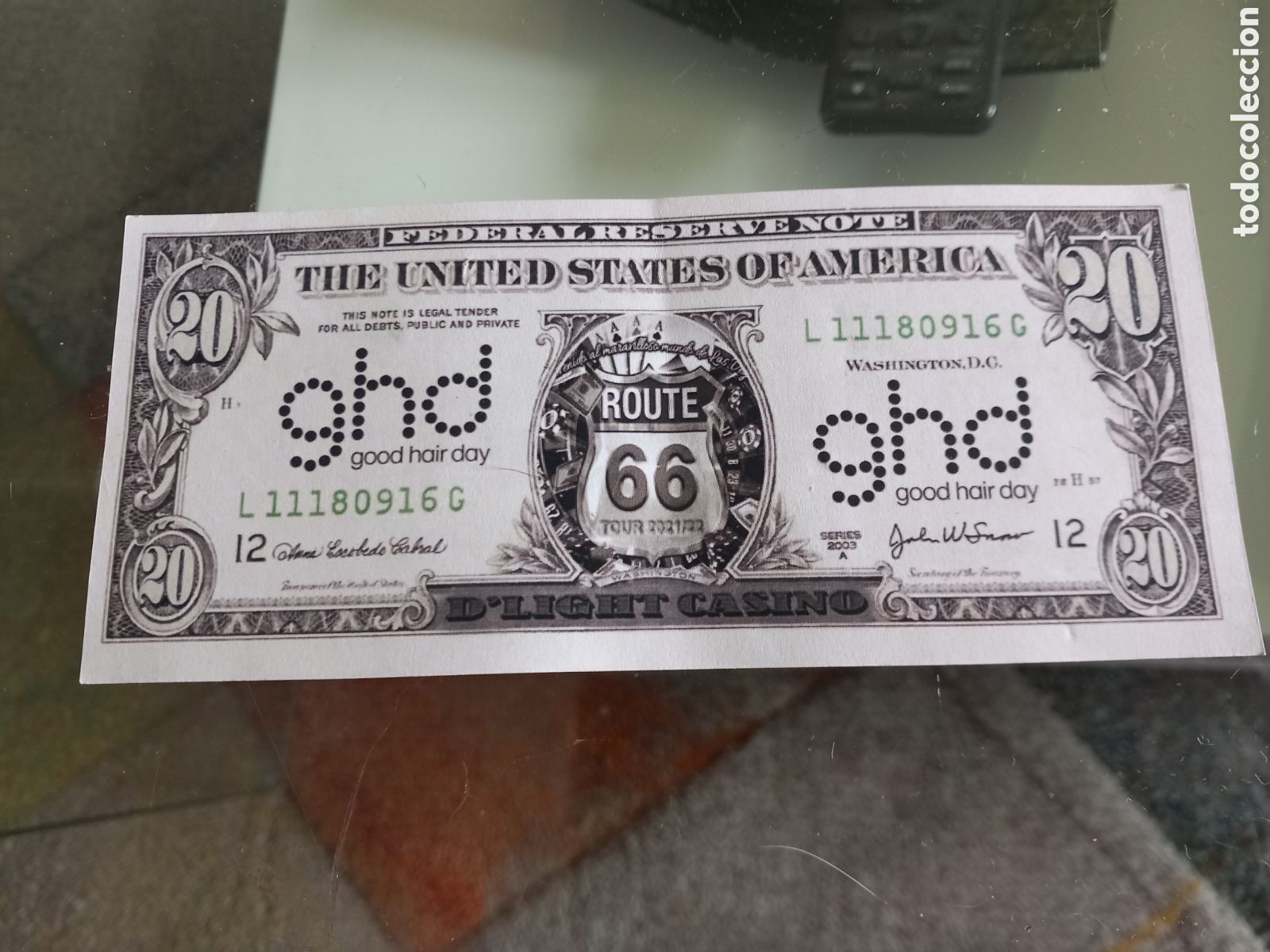 Reproducciones billetes y monedas: Federal reserve note - Foto 1