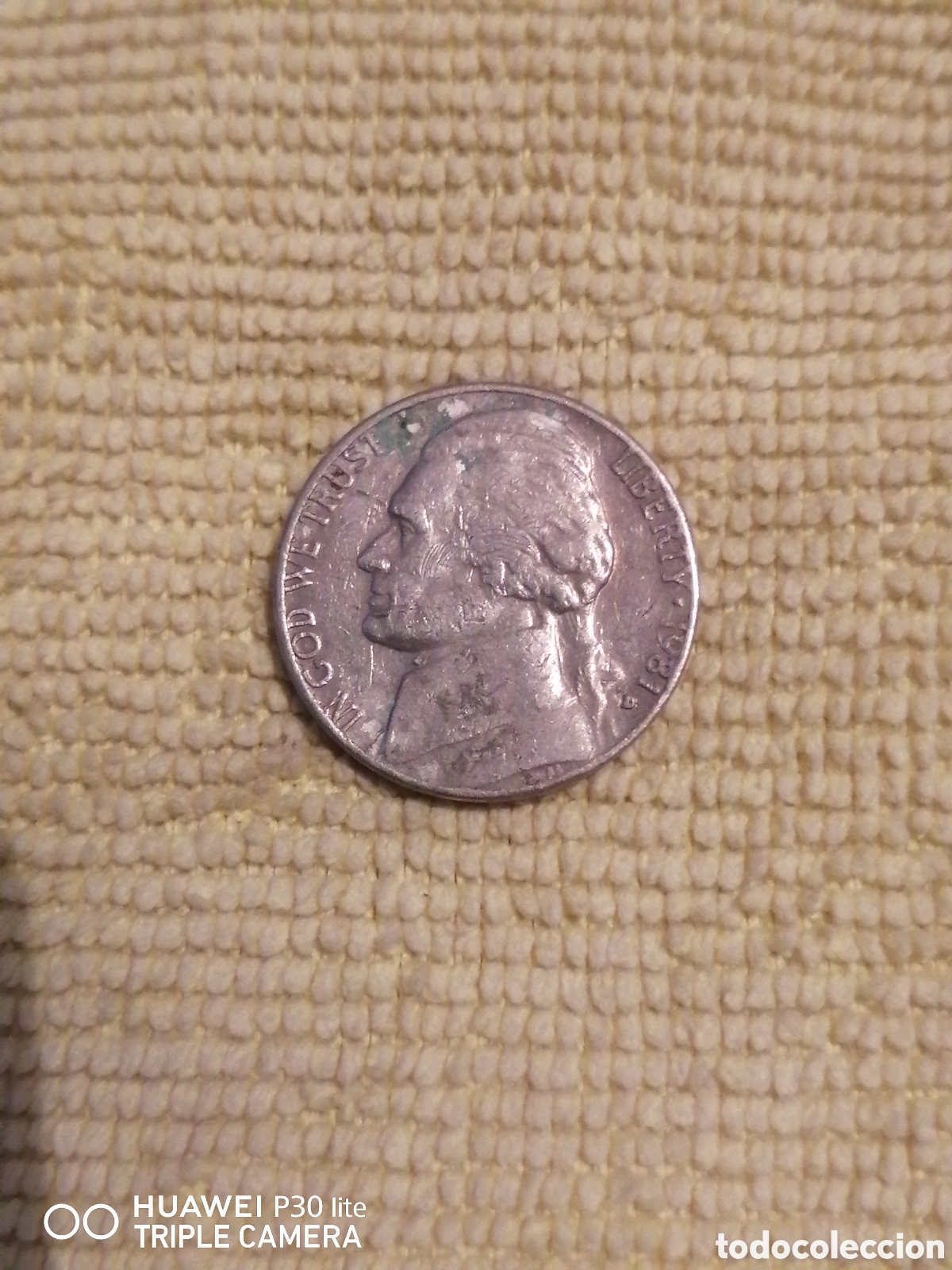 Reproducciones billetes y monedas: Monedas de Cinco centavos de dolar - Foto 2