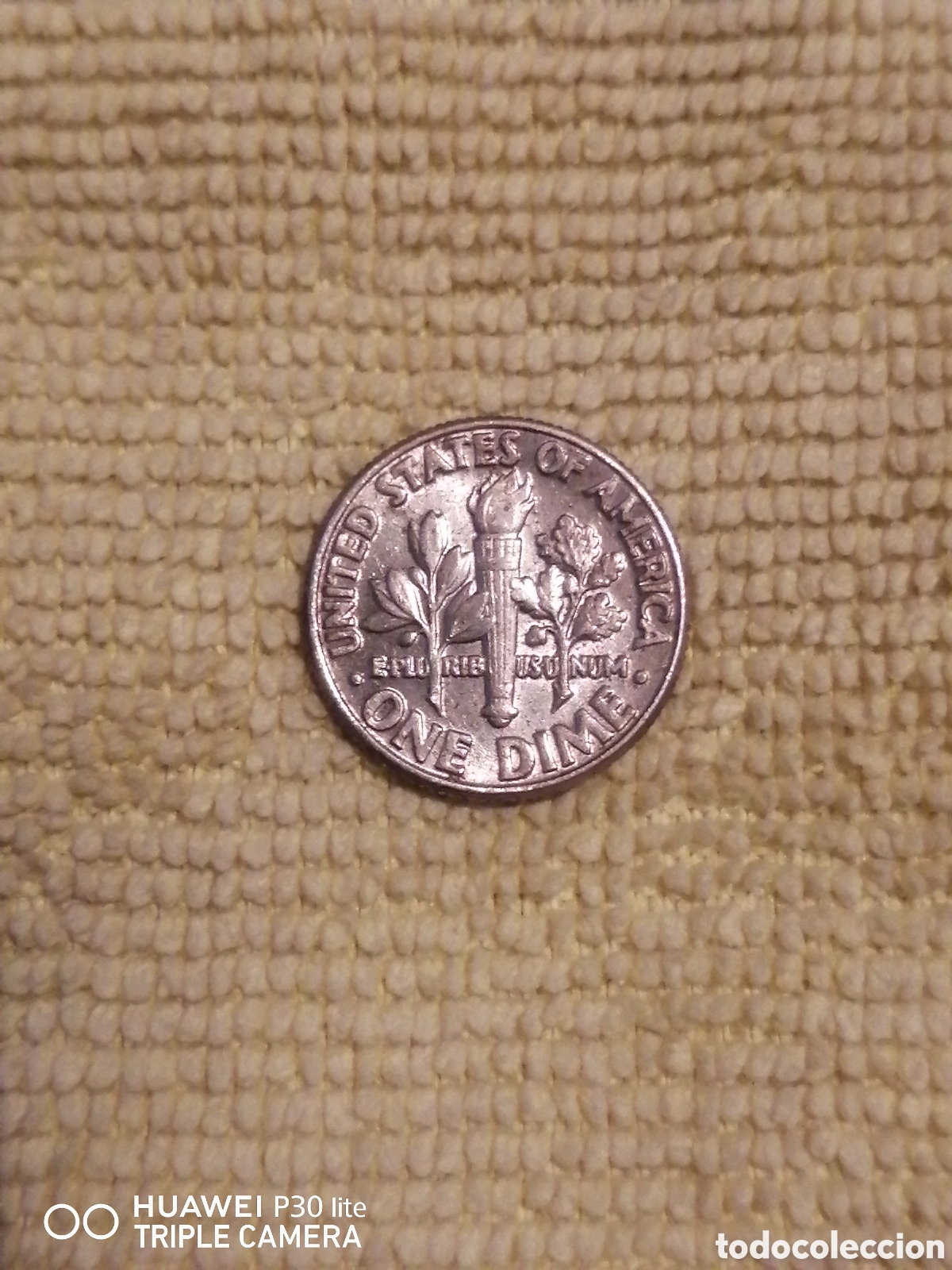 Reproducciones billetes y monedas: Monedas de 10 centavos de Dolar - Foto 4