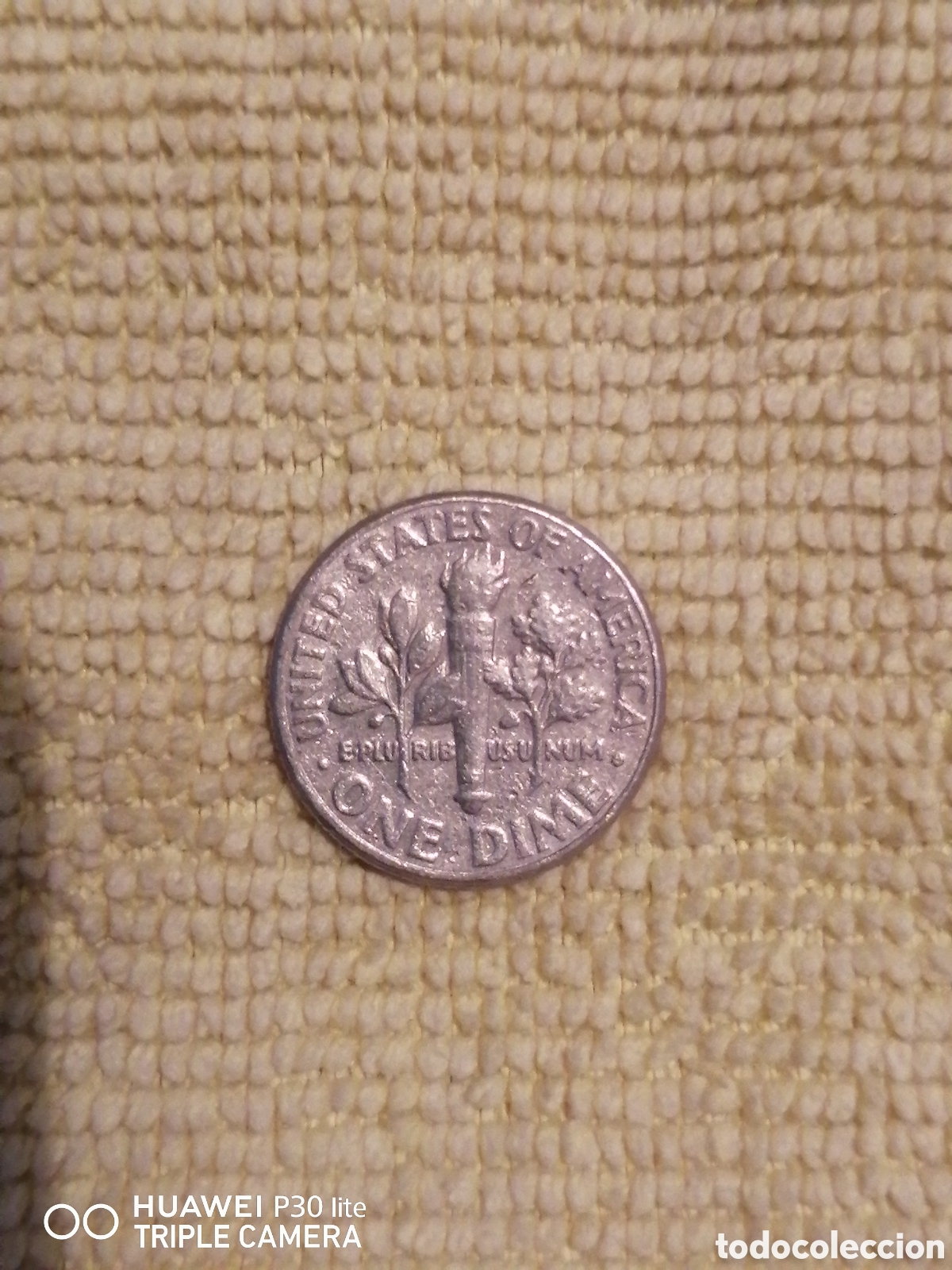 Reproducciones billetes y monedas: Monedas de 10 centavos de Dolar - Foto 6