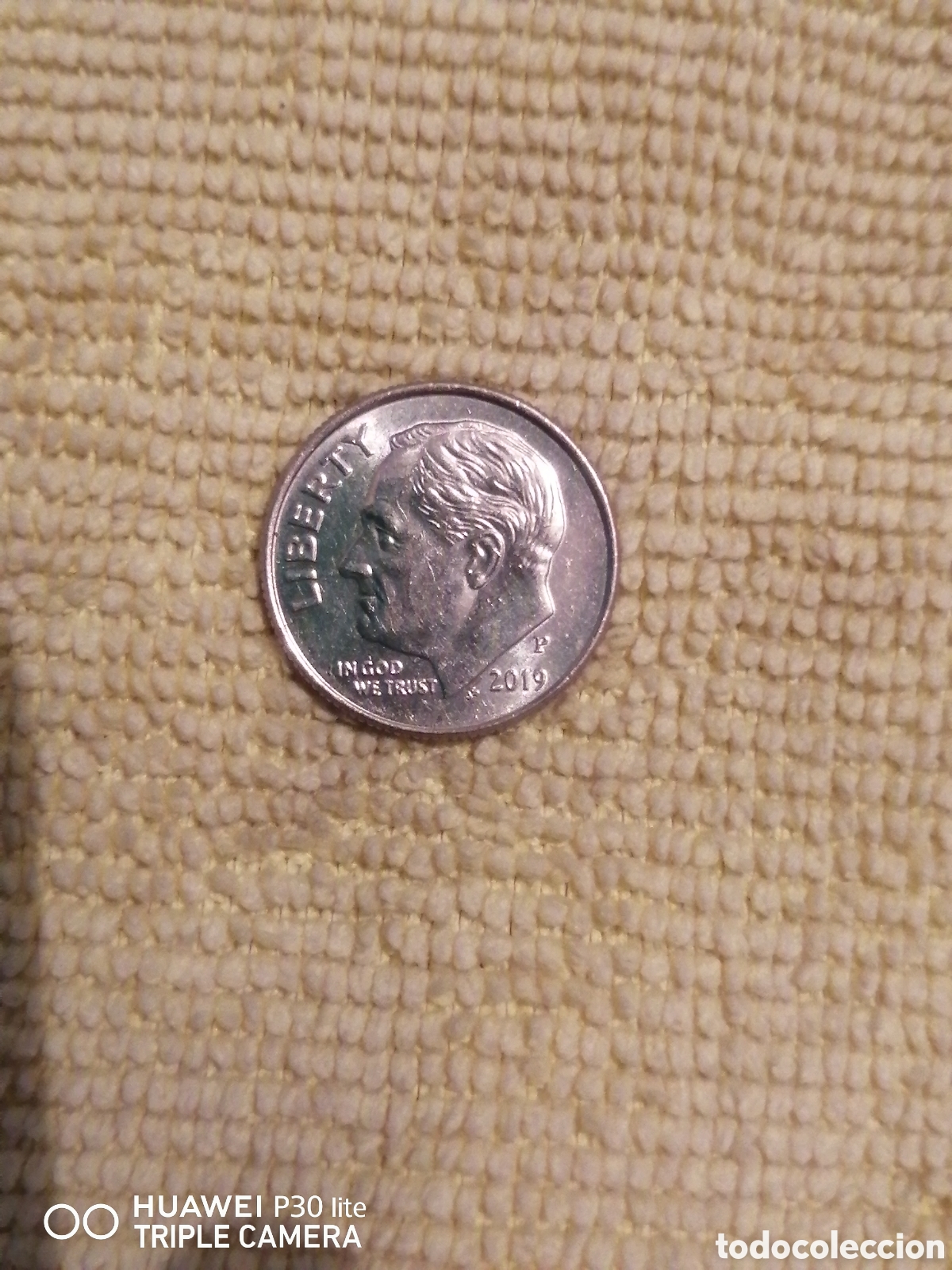 Reproducciones billetes y monedas: Monedas de 10 centavos de Dolar - Foto 7
