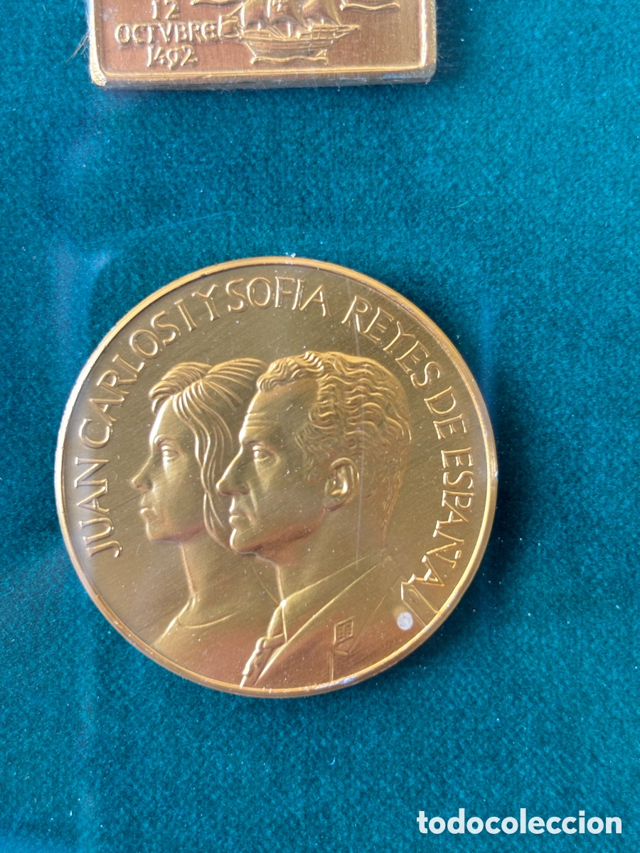 Reproducciones billetes y monedas: R&eacute;plicas monedas enmarcadas - Foto 8